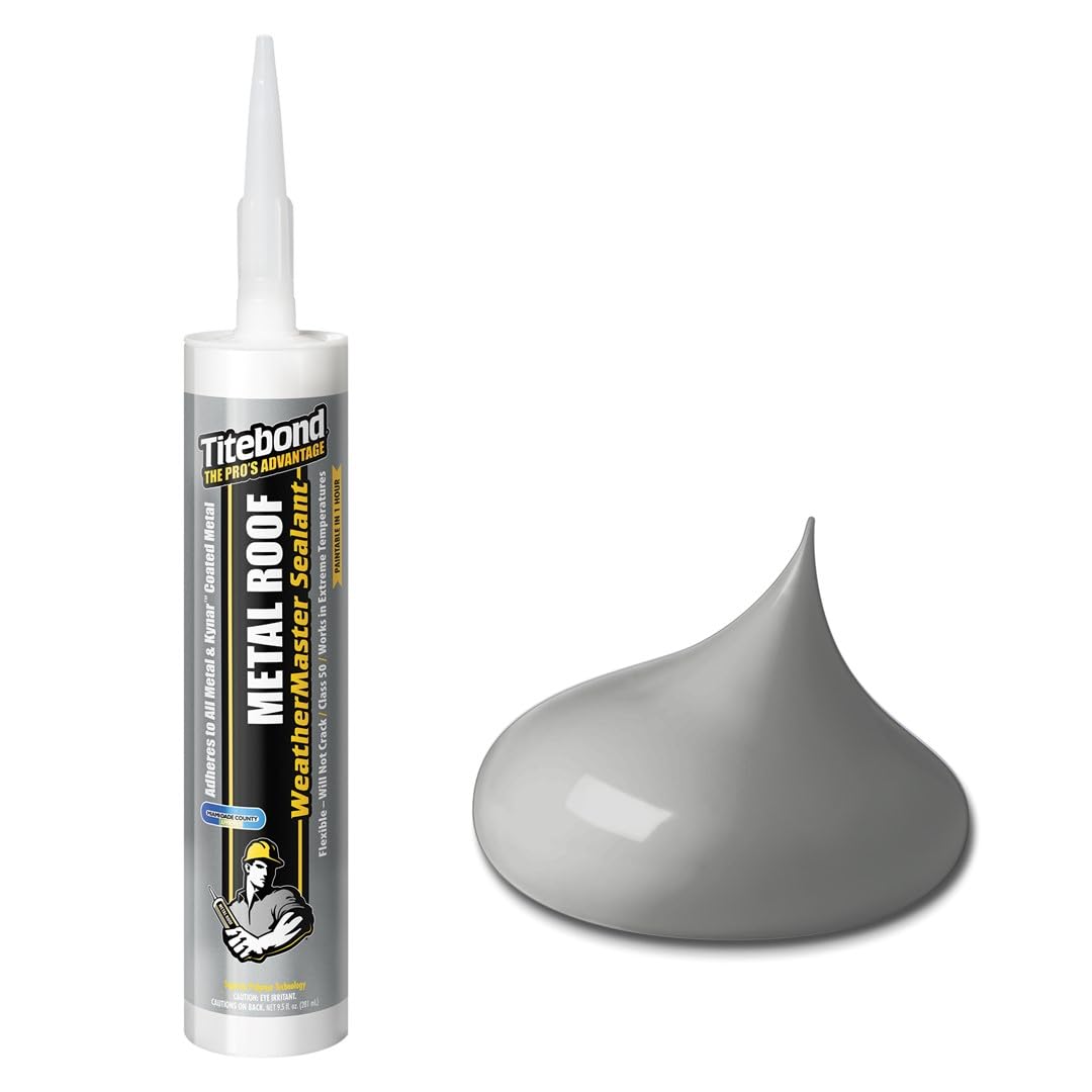 Titebond WeatherMaster Metal Roof Sealant 62611 Silver 10.1-Oz
