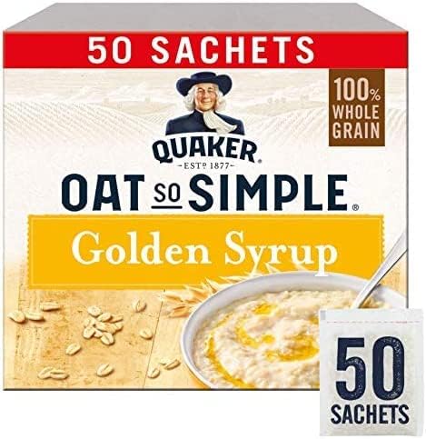 Quaker Oat So Simple Golden Syrup, 50 x 36g