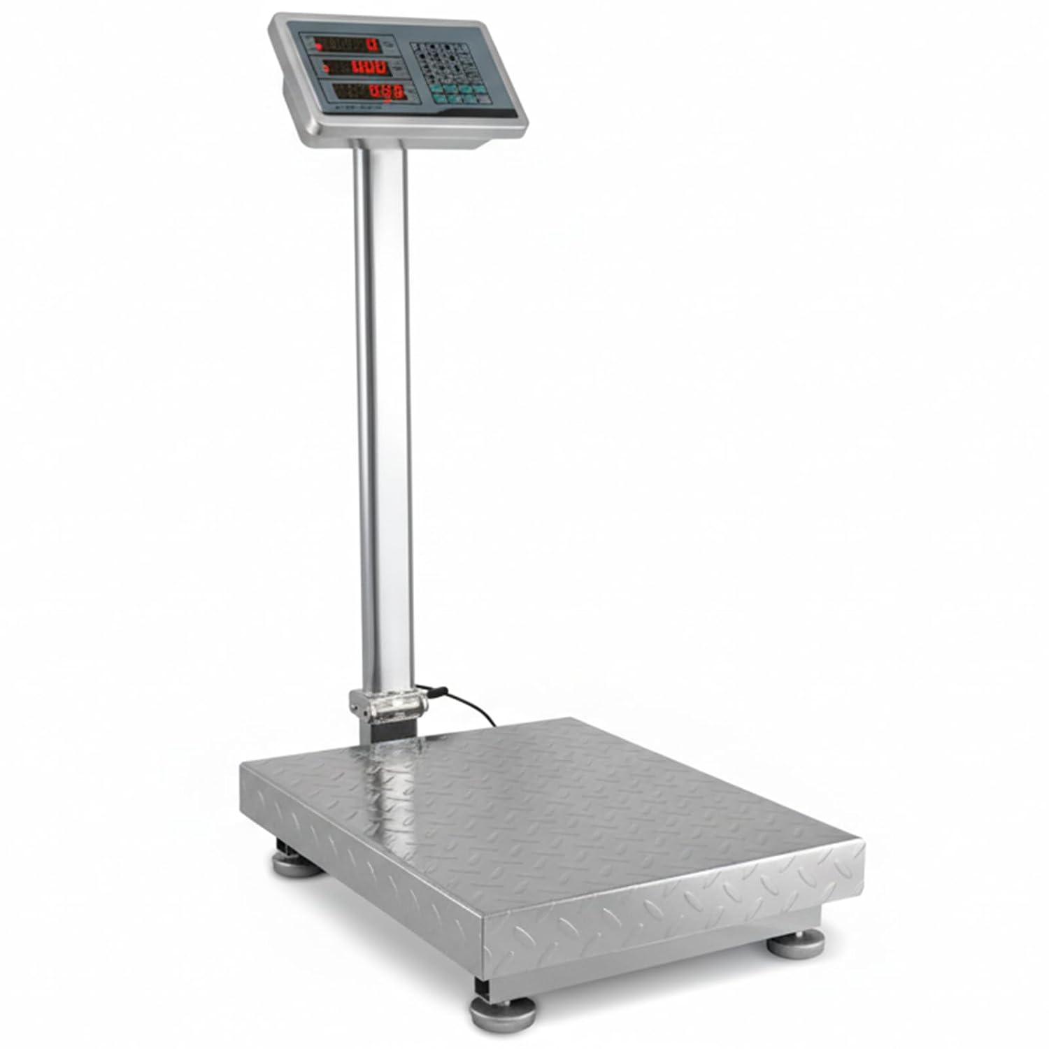 Industrial Scale, Platform Scale, Shipping, Packages, Floor, Grey, 600 LB