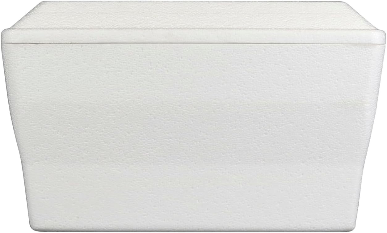 Styrofoam Cooler Collection Picnic Ice Chest 13x8x7.75-in
