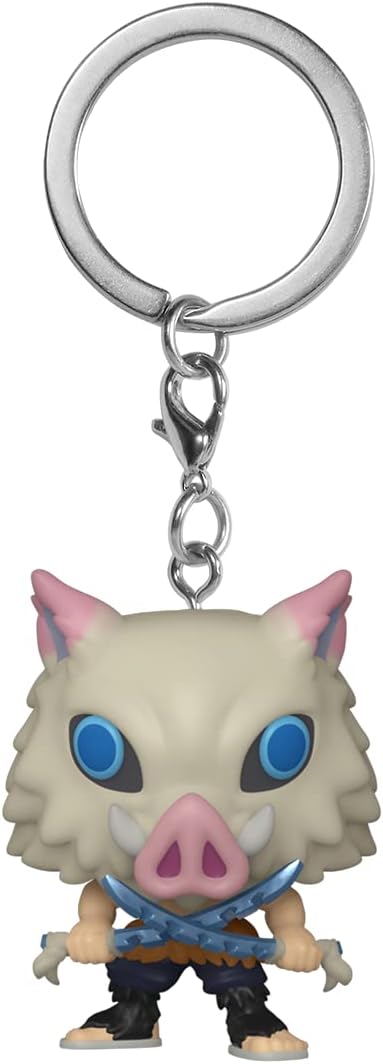 Funko POP! Keychain: Demon Slayer - Inosuke Novelty Keyring - Collectable Mini Figure - Stocking Filler - Gift Idea - Official Merchandise - Anime Fans - Backpack Decor