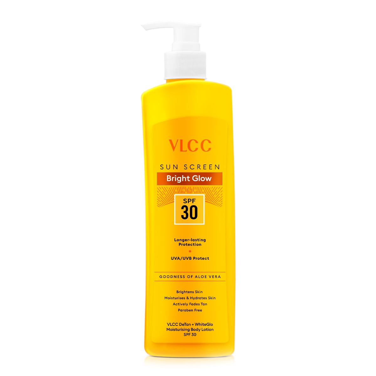 VLCC DeTan + WhiteGlo Moisturising Body Lotion SPF 30 PA+++(350ml)