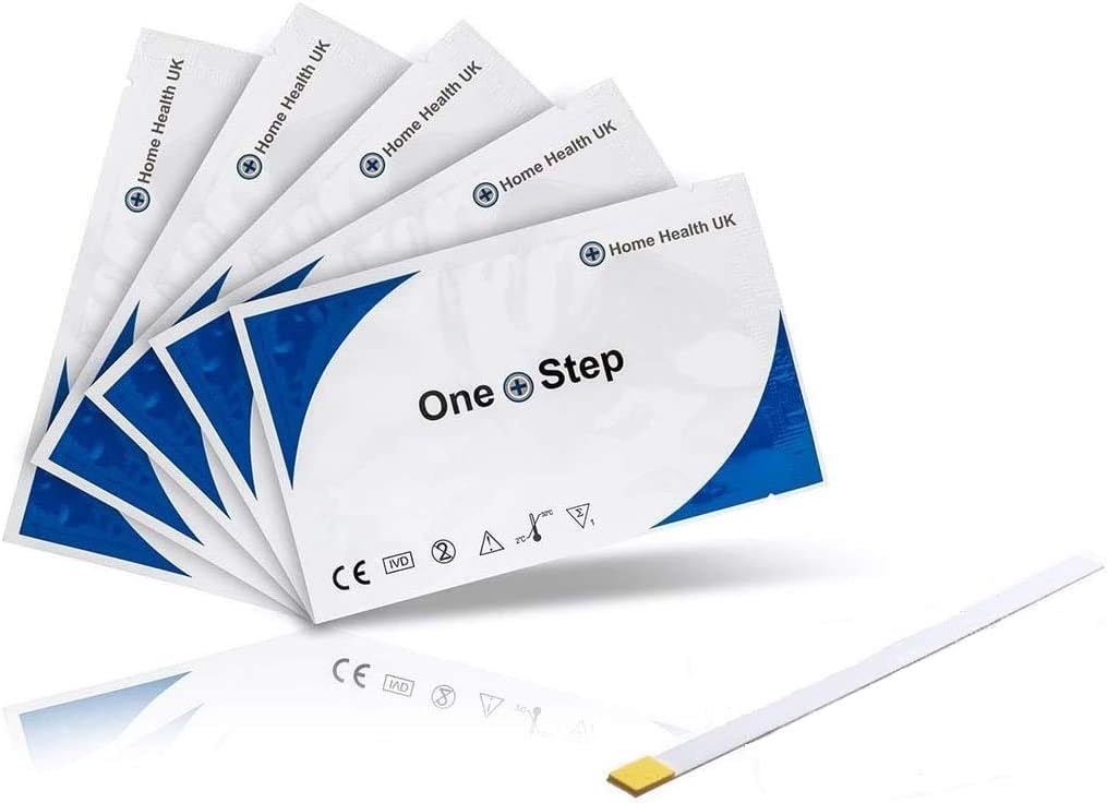10 x Alcohol Saliva Test Strips - One Step (BAC) Blood Alcohol Instant Test Kits