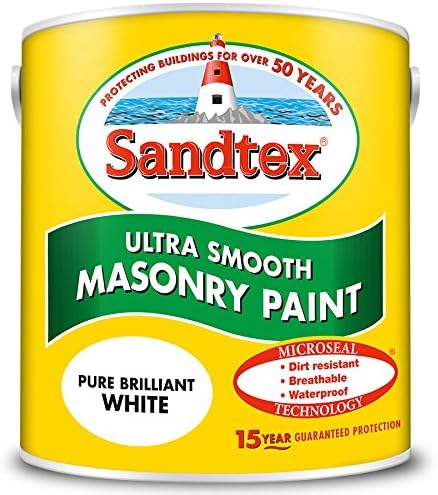 Sandtex Retail Ultra Smooth Masonry Brilliant White 2.5 L