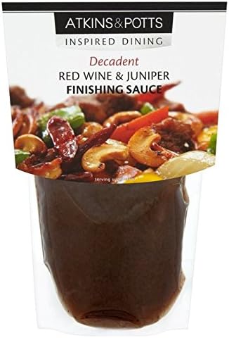 Atkins & Potts Gluten Free Finishing Sauce Red Wine & Juniper 350g