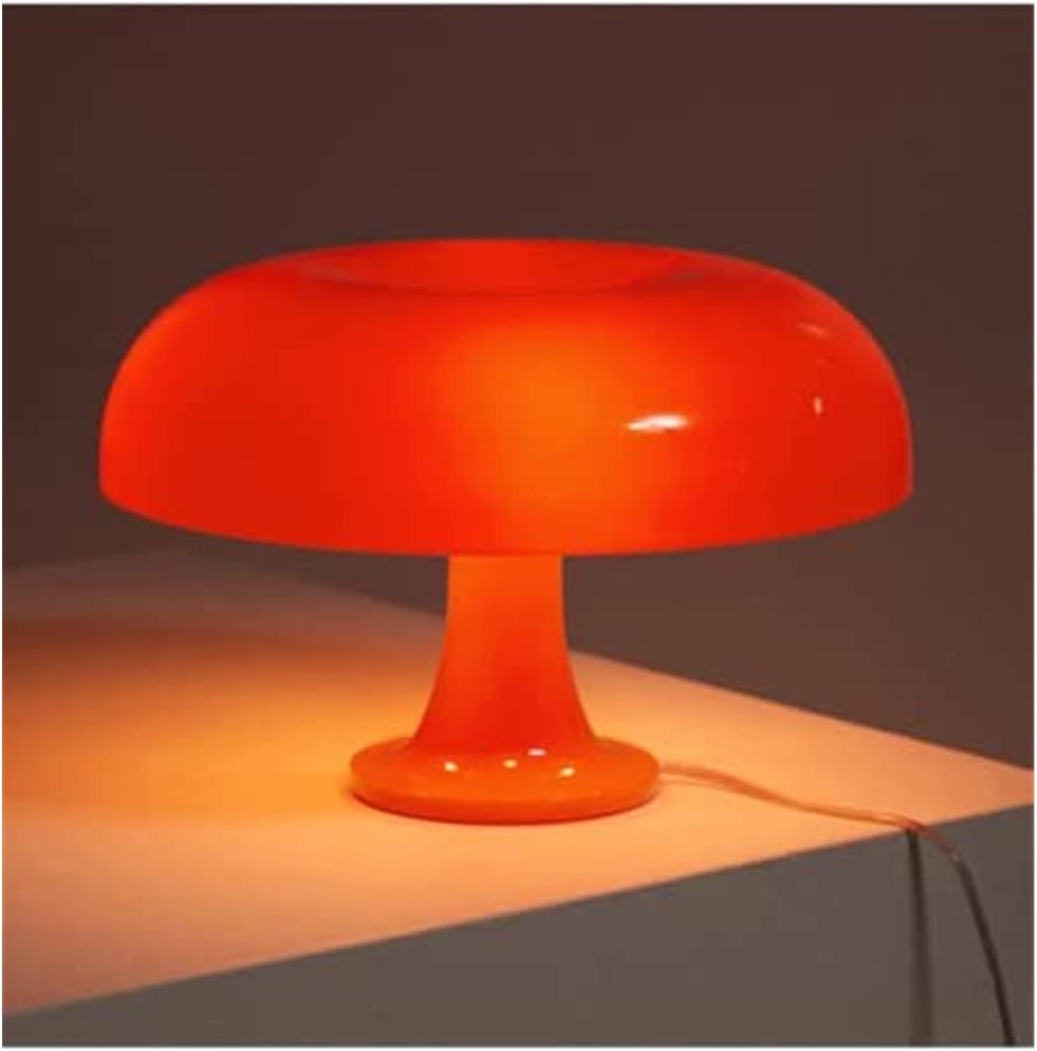 Modern Minimalist Led Mushroom Table Lamp for Hotel Bedroom Bedside Living Room Decoration - Retro Lighting Desk Lights(Color : Oranje, Size : USB)