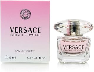 Versace Bright Crystal Eau de Toilette Mini for Women, 0.17 Ounce