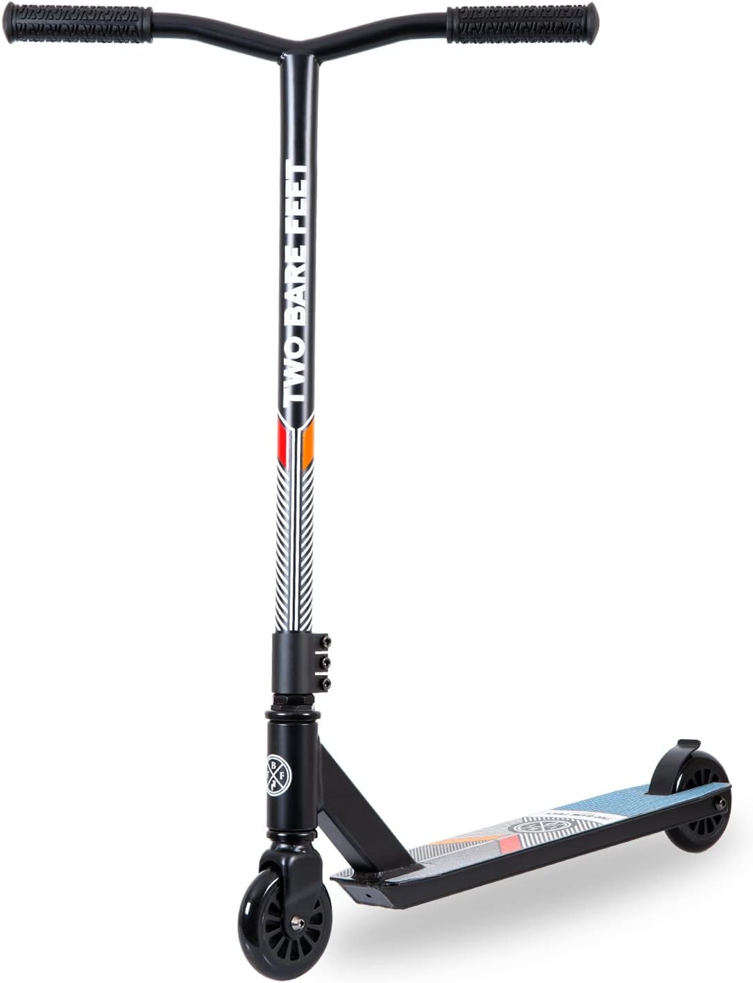 Two Bare Feet Stunt Scooter Wedge & Aztec Series - 360 Spin Pro Scooter, ABEC 9 Bearings, Lightweight Alloy Deck, High-Grip Wheels, Ideal for Tricks & Freestyle, Kids & Teens