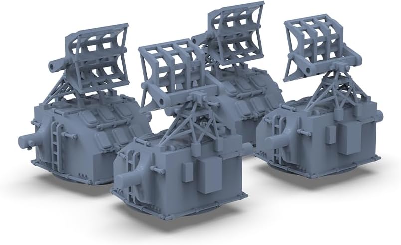MRY-SFW Upgraded Mounting Parts Unpainted 1/144 US Navy Radar MK37 with MK22 Radar Antenna