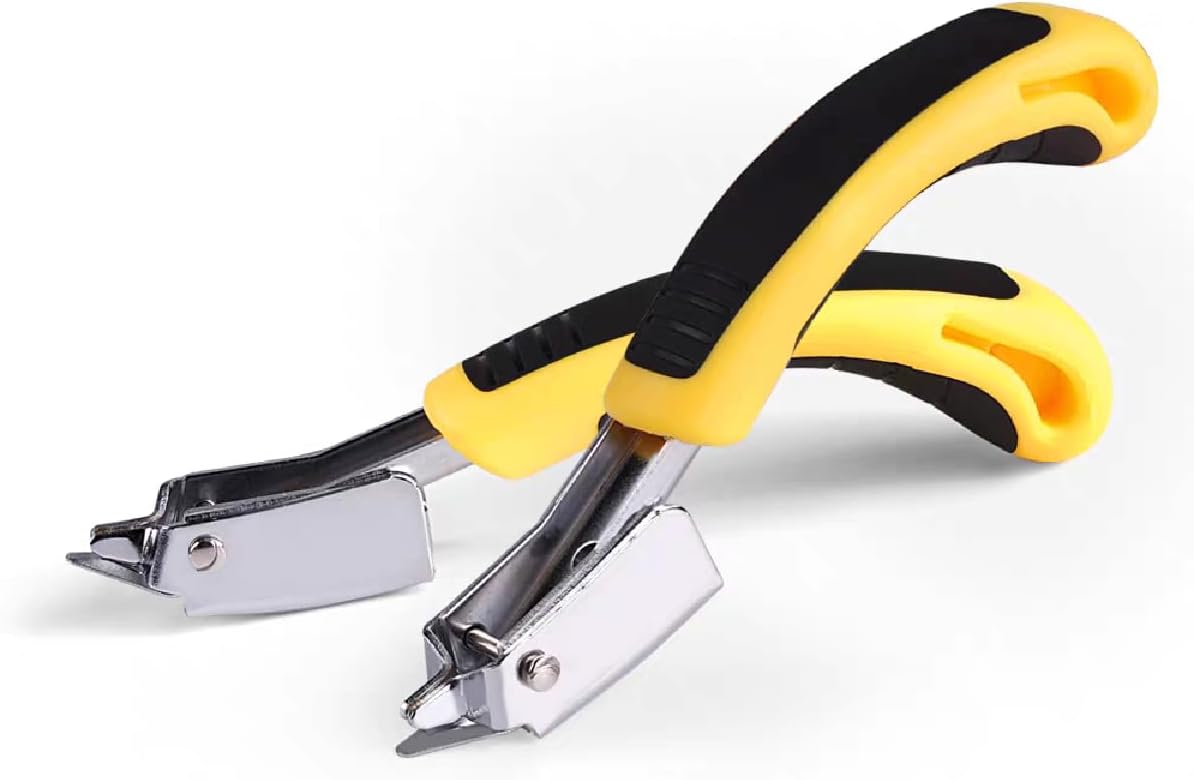 2-Pack Staple Remover Tool Upholstery Staple Remover,Heavy Duty Staple Puller Tool,Strength Staple Puller Removing,Stapler Remover Tool for Floor Wooden Case Furniture for Office School, Home Staple