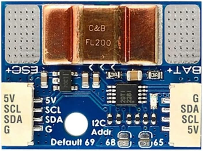 Fangxuee I2C Power Monitor I2C-BM Ultra-Precise Digital Power Monitor for RC FPV Drone