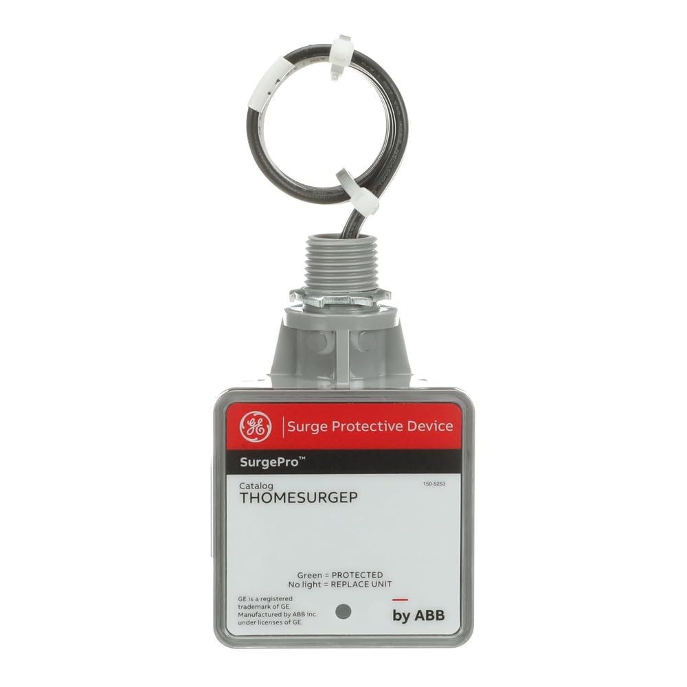 THOMESURGEP by ABB • SurgePro™ Surge Protective Device • Externally Mounted Wired Residential SPD for Retail and Home • Type 1 SPD • Safe, Reliable, and Functional