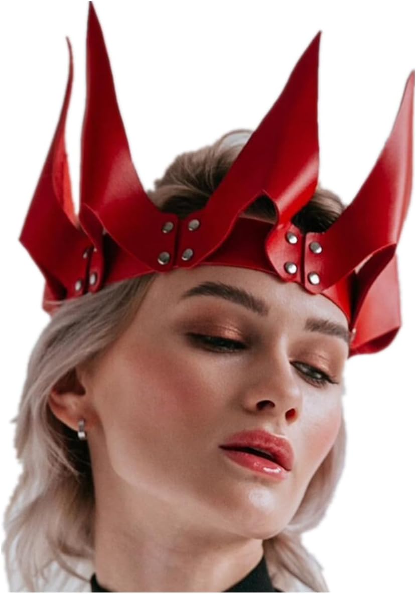 GGZONE Cosplay Mask for Halloween Parties/Balls/Dances, Women’s Sexy Queen's Crown MK-22