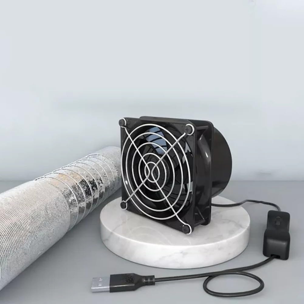 ZYWUOY USB Solder Fume Extractor Fan With 3 Duct Sizes, Efficient Ventilation(Fan plus 1m pipe)