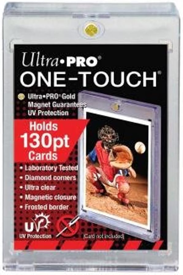 5 Ultra Pro 130pt Magnetic One Touch Card Holders (5 Total) 81721 - Fits Cards Up To 130 Point in Thickness