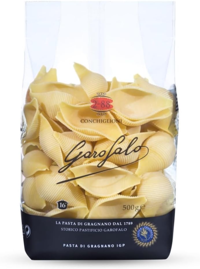 Garofalo Conchiglioni, Italian Dried Pasta Giant Shells, 500g (Pack of 1)