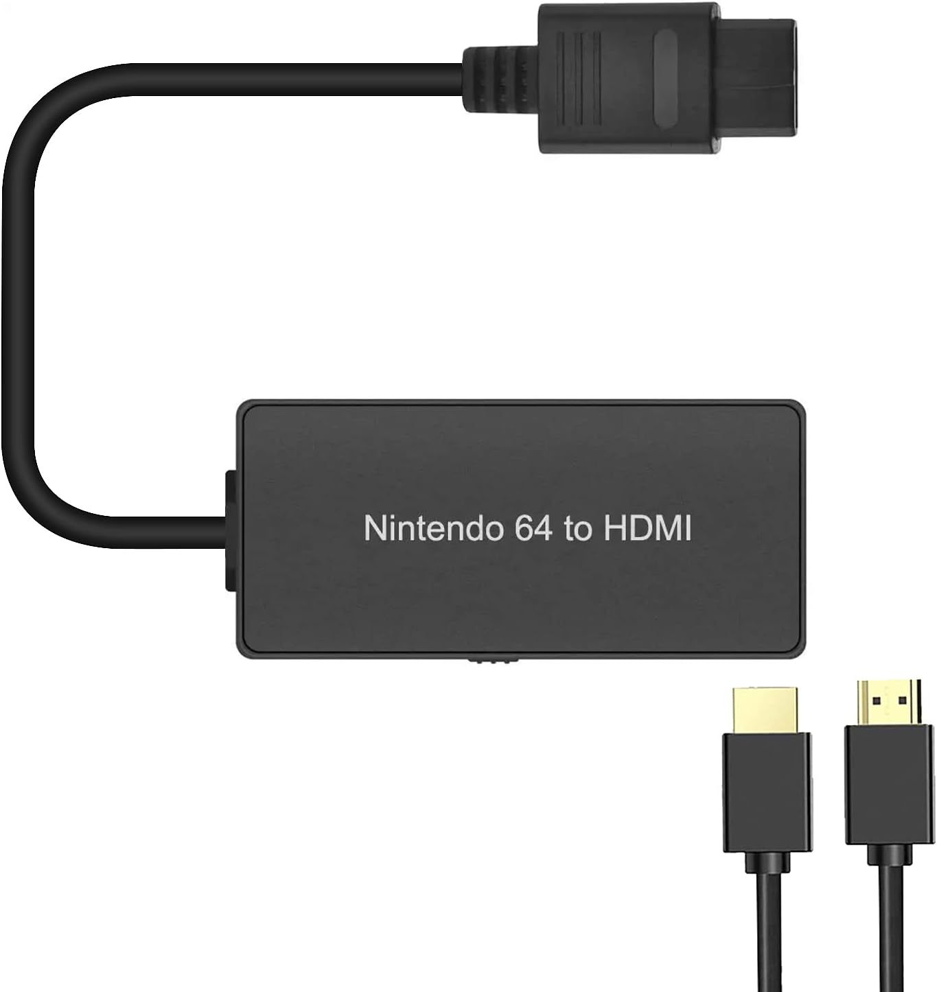 N64 to HDMI Converter Converts N64 Game Console Video Signal to HDMI Signal Easily Connect The Game Console to HDTV Adapter/Converter（Support N64，SNES，SFC，NGC）
