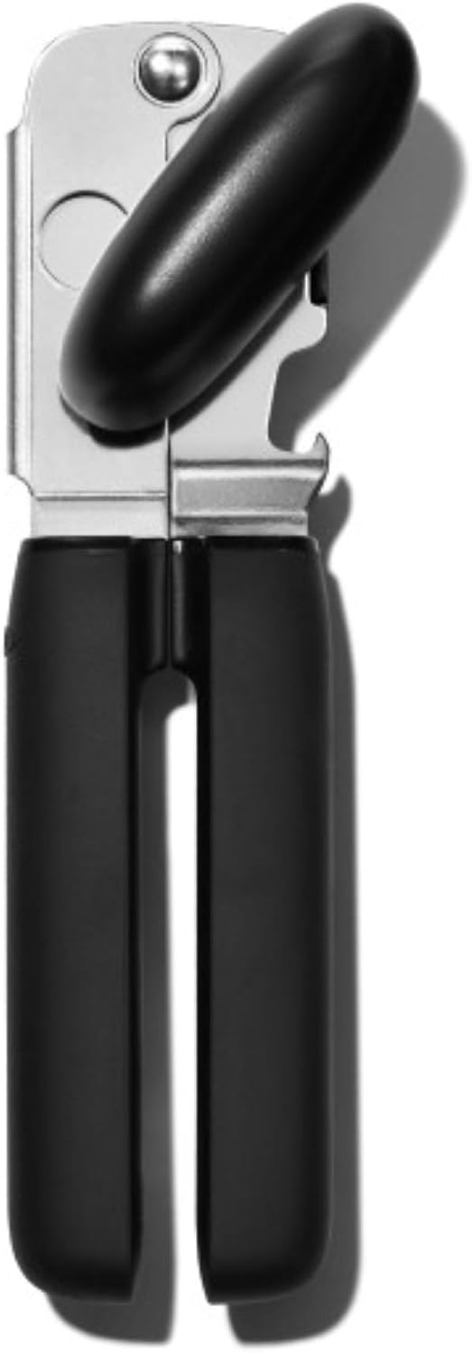 OXO 28081 Good Grips Soft Handled Can Opener , Black/Silver , 187(H) x 45(W)mm