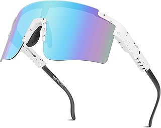 Professional Cycling Glasses for Men Women, Sports Sunglasses UV Protection for Baseball Cycling Running Driving Glof