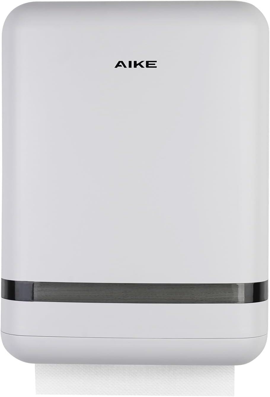 AIKE 400 Sheets Commercial Paper Towel Dispenser, Large Capacity Wall Mounted for Z-Fold & H2 Paper Fold Size 23 x 9 cm or Smaller Hand Towel Dispenser for Hotel Restaurant