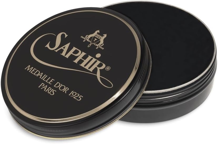 SAPHIR Medaille d’Or Pate De Luxe - Natural Wax Shoe Polish for Leather Shining