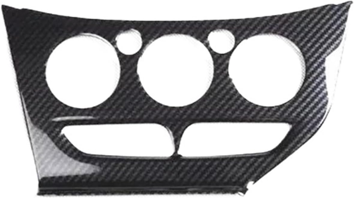 WEFOLCC Carbon Fiber Color Air Condition Panel Control Covers Trim For F&ord For Focus 2012 2013 2014 MK3 Accessories Stickers ABS Car Interior Mouldings(Rhd,Manual)