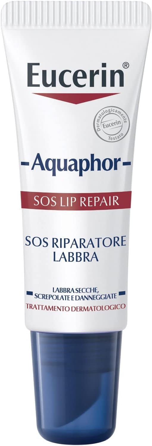Eucerin Aquaphor - Sos Riparatore Labbra, 10ml