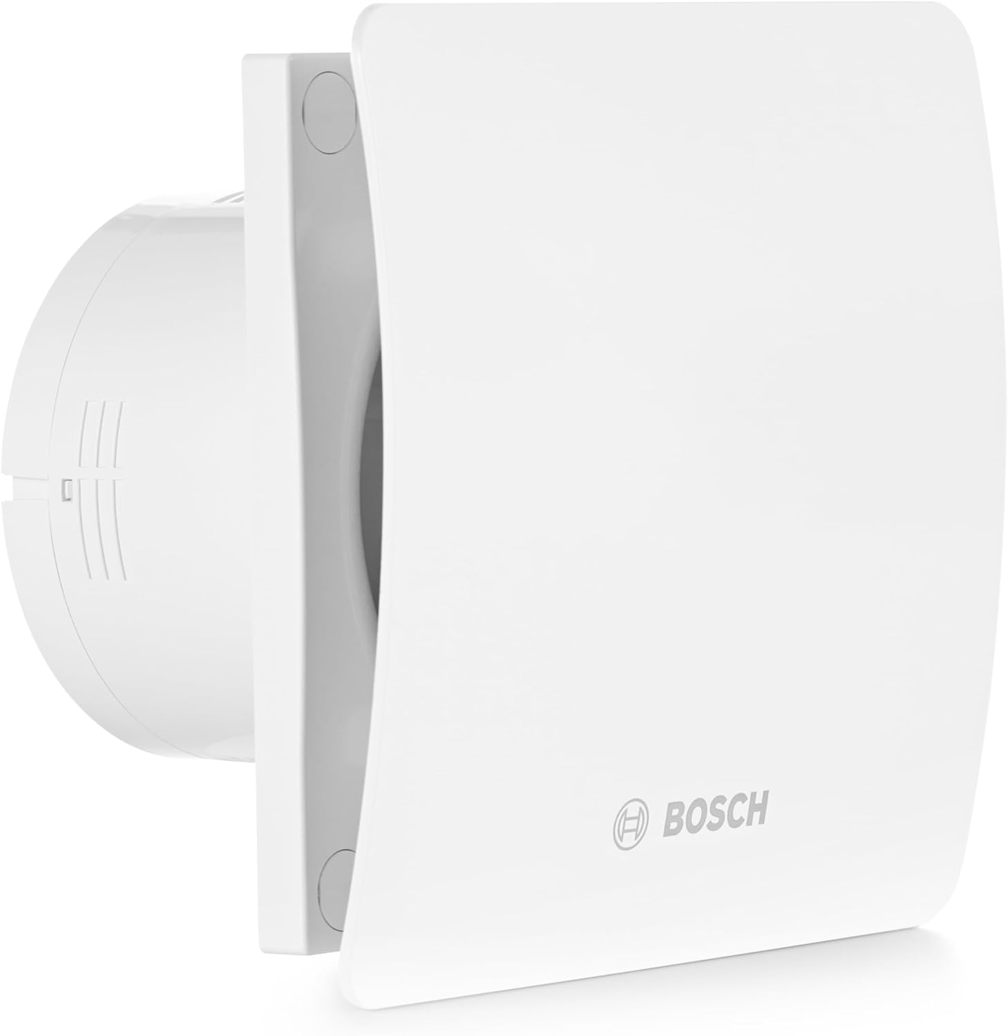 Bosch Bathroom Extractor Fan 1500 DH W 125 - For Ventilation in Bathroom and Toilet, Against Moisture and Mould - With Humidistat and Timer - 125mm Diameter