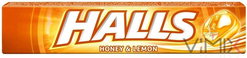 Generic NEW HALLS SWEETS Fresh Stock (Honey-Lemon yellow, 20)