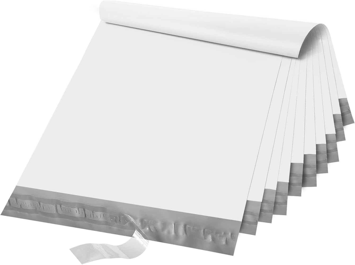 Fuxury Large Poly Mailers 19x24 Inch 100 Pack,Self Adhesive Shipping Bags for Clothing,Waterproof Shipping Envelopes Mailers Poly Package Bags for Small Business,Flexible Mailing Bags White