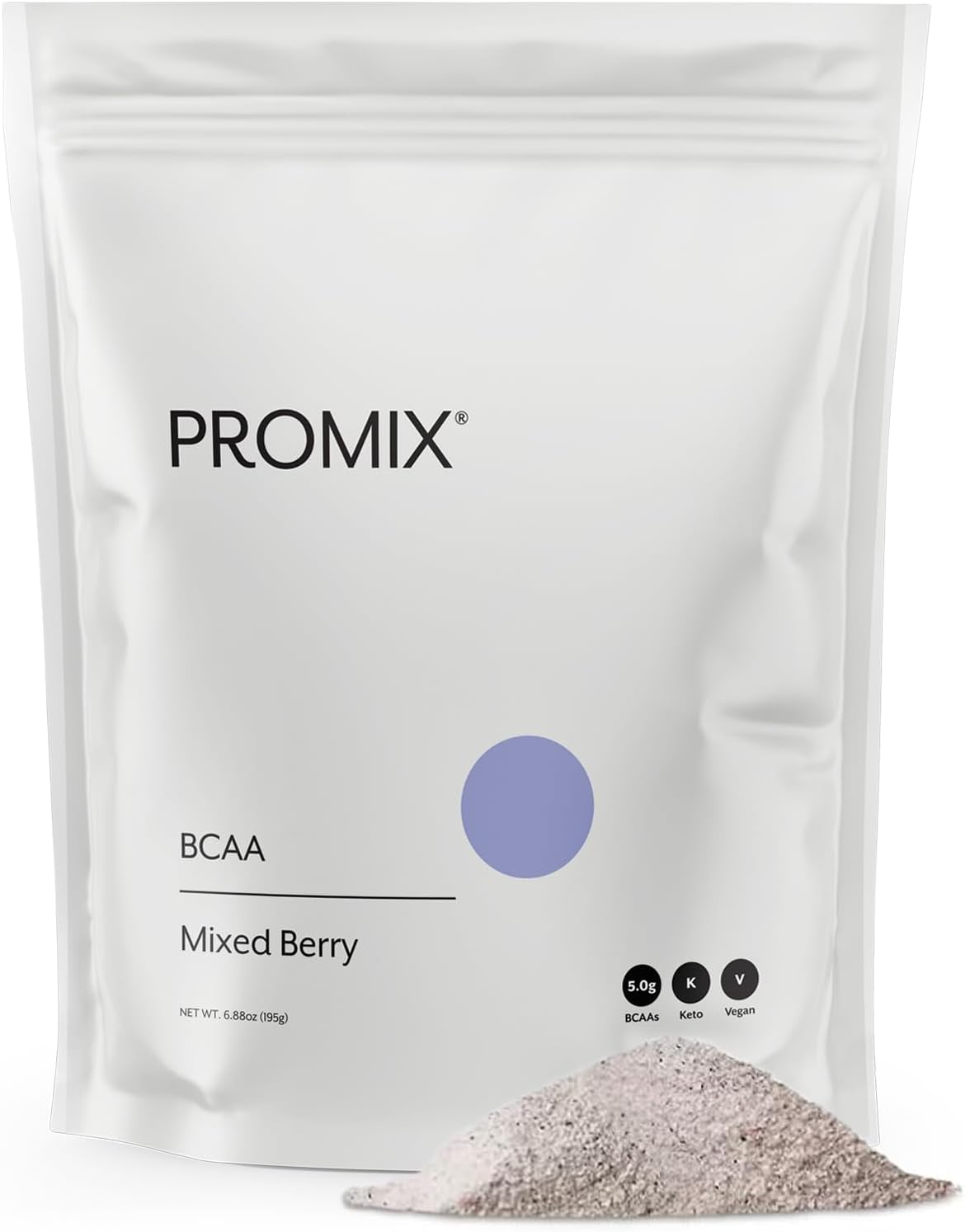 ProMix Nutrition BCAA Post-Workout Energy Powder, Mixed Berry - Plant-Based Branched Chain Amino Acids Supports Lean Muscle Growth, Recovery, Endurance & Reduces Soreness - 30 Servings (Pack of 1)