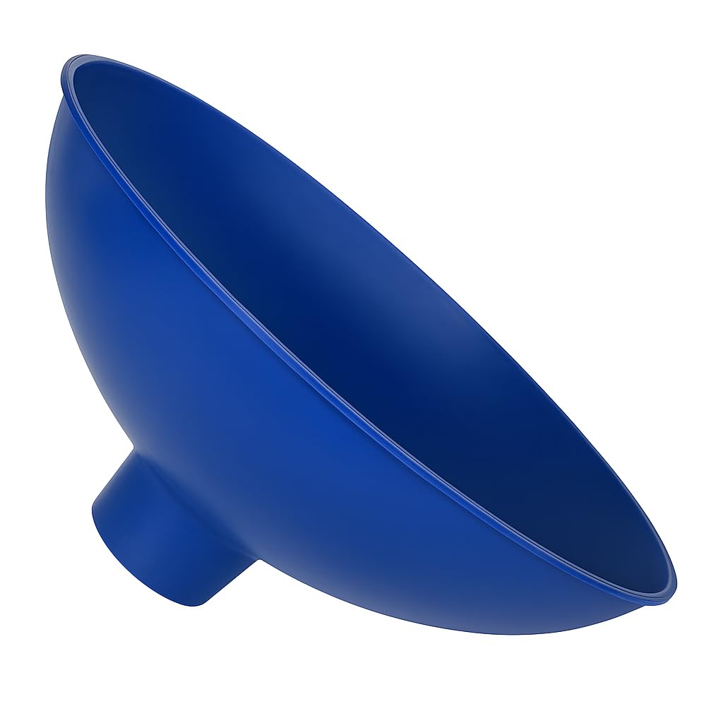 Extra-Large 10 Inch Wide-Mouth Funnel for Water Softeners, Salt, Pellets & Beads – BPA-Free Plastic – Oversized Funnel for Big Openings – Great for Jars, Oil, Gas, Coolant, and Chemicals – Made in USA