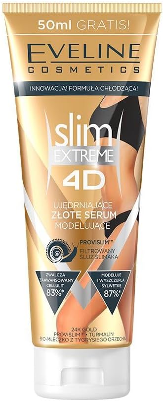 Eveline Slim Extreme 4D gold serum slimming and shaping 250ml anticellulite