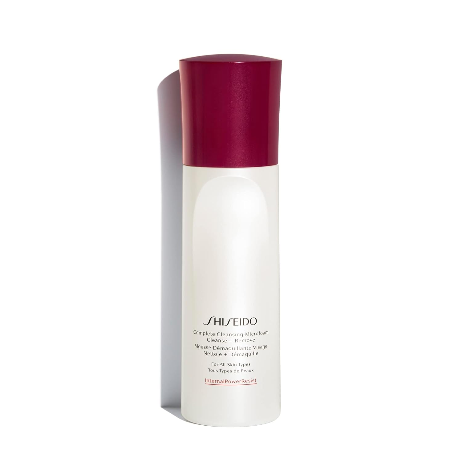 Shiseido Complete Cleansing Microfoam - 180 mL - Light, Oil-Free Foaming Cleanser for Smooth, Hydrated Skin - Softens & Removes Impurities