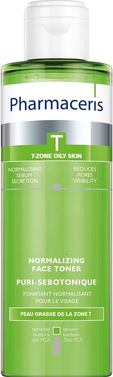 Pharmaceris T Puri-Sebotonique, Face Toner for Acne and Combination Skin, PCA Zinc, Tamarind and Burdock Extract, Skin Soothing Facial Toner - 200 ml