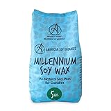 5 lb Bag of Millennium Wax Natural Soy Wax for Candle Making