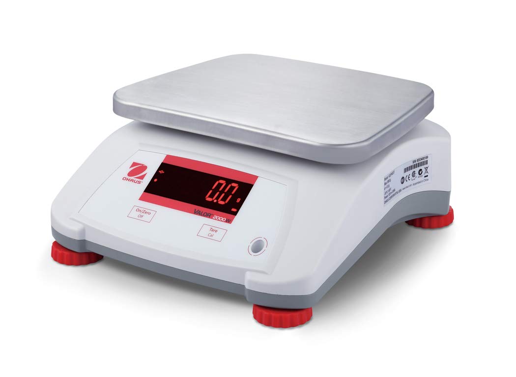 Ohaus Valor 2000 V22PWE6T 6kg x 1g Commerical IP68 Waterproof Dual Display Kitchen Bench Scales