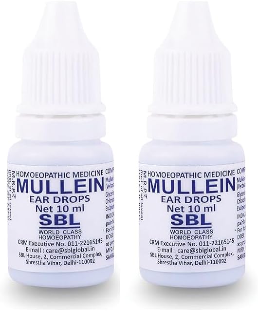 SBL's Mullein Ear Drop - 10 ML |Pack of 2|
