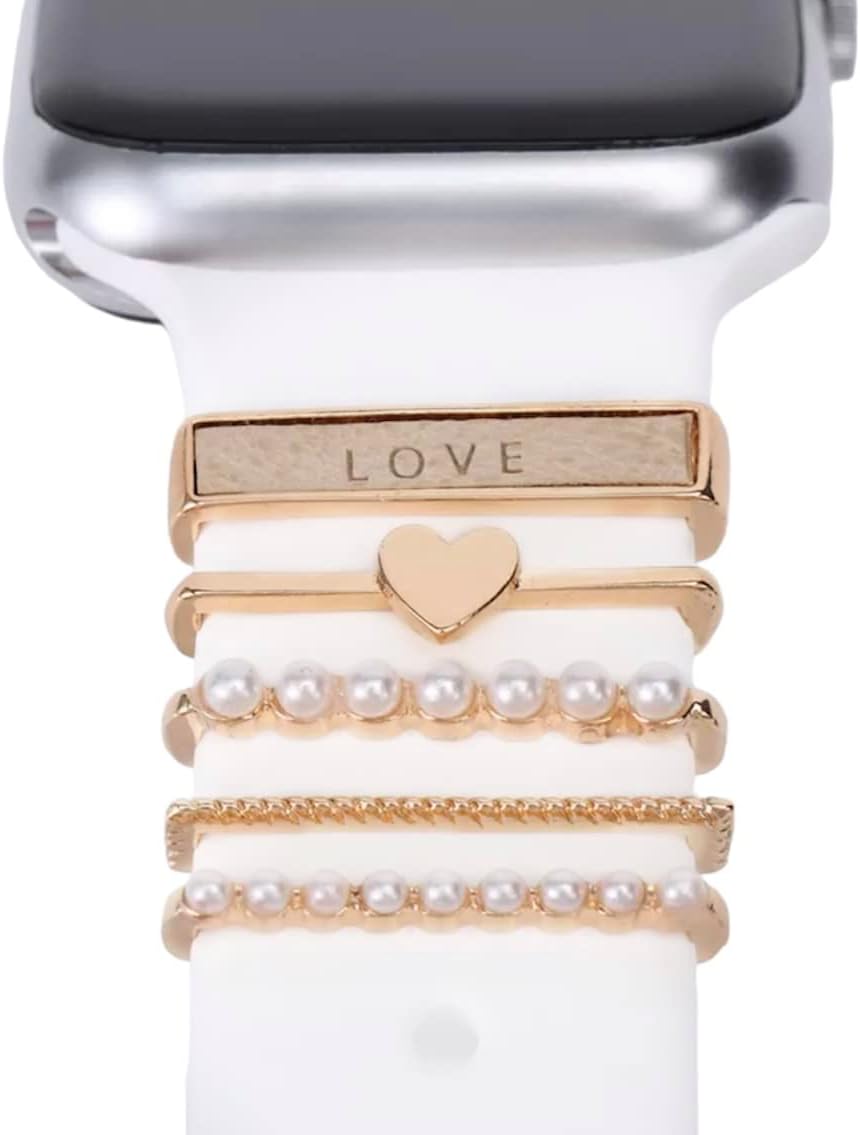 BLINGPIRE Smart Watch Band Gold Charms