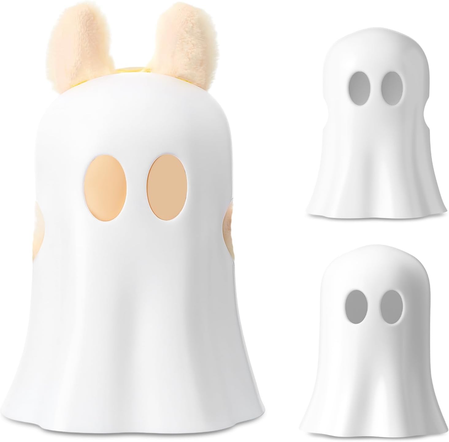 1 Pcs Halloween 17cm Figure Ghost Outfit for 6.7 Inch (17cm) Hard Plastic with Lanyard Hole Cute Case for Halloween Plush Ghost Costume Gifts Holiday Dress for Collectors(Naughty)