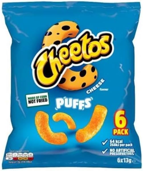 Cheetos Puffs Cheese Multipack Crisps 6x13g