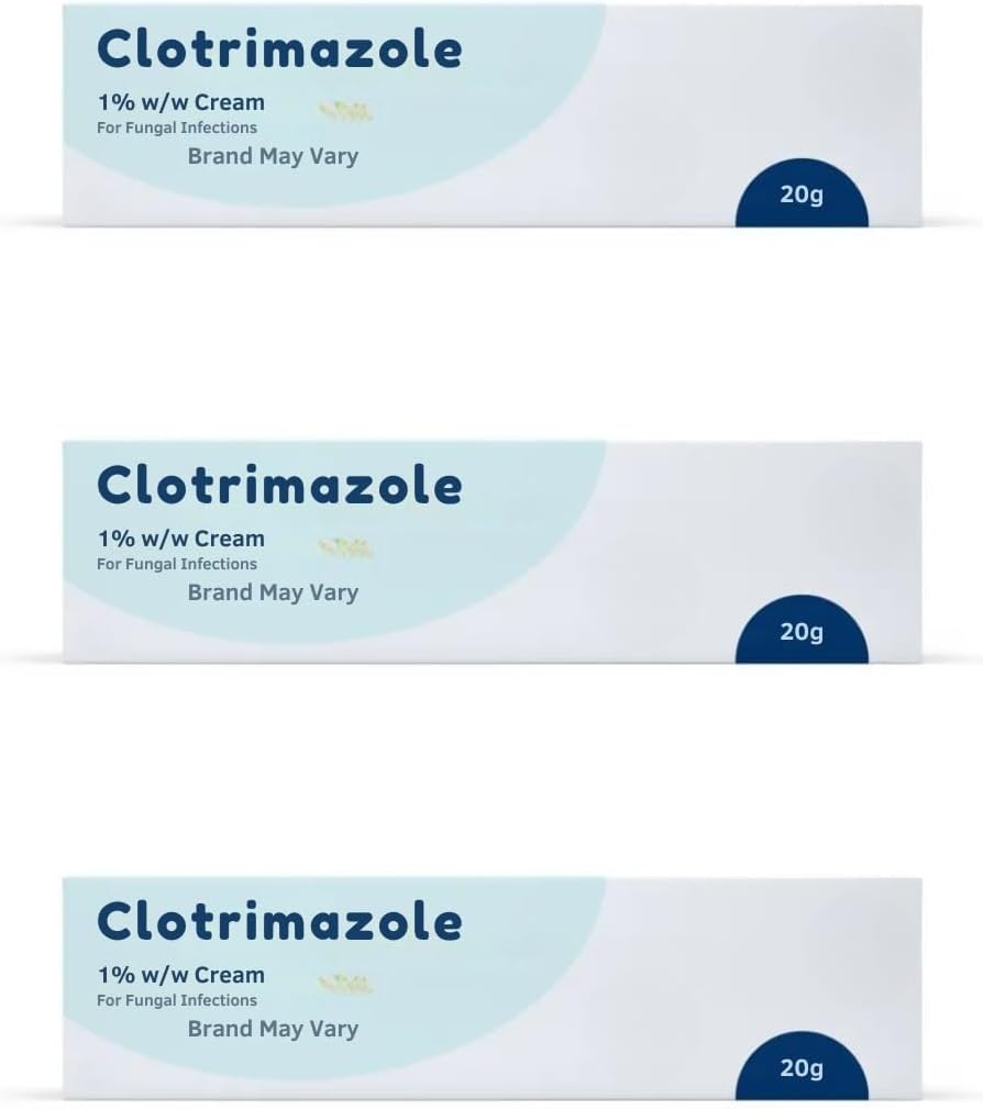 Jock Itch Antifungal Cream, Anti Fungal Skin Cream, Psoriasis Cream, Ringworm Treatment for Humans, Psoriasis Scalp Treatment, Provides Soothing Relief - 3 Packs of 20g