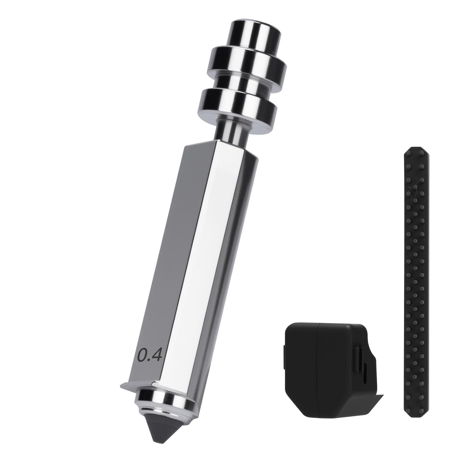 Kobra X Combo Quick-Swap Hardened Steel Nozzle 0.4mm, High Flow & High Speed Print Head Extruder Hotend Kit with Silicone Cover and Nozzle Wiper, Compatible with Anycubic Kobra X Combo