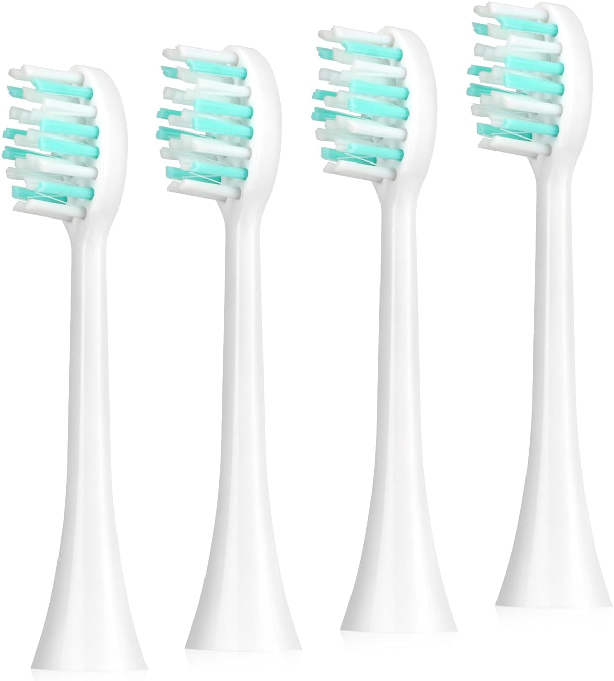 Kingeroes Replacement Brush Head, 4 Brush Heads in a Box, White