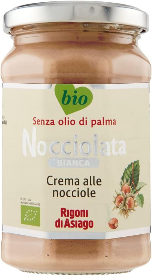 6X Rigoni di Asiago BIO White Nocciolata Chocolate 270g Spread