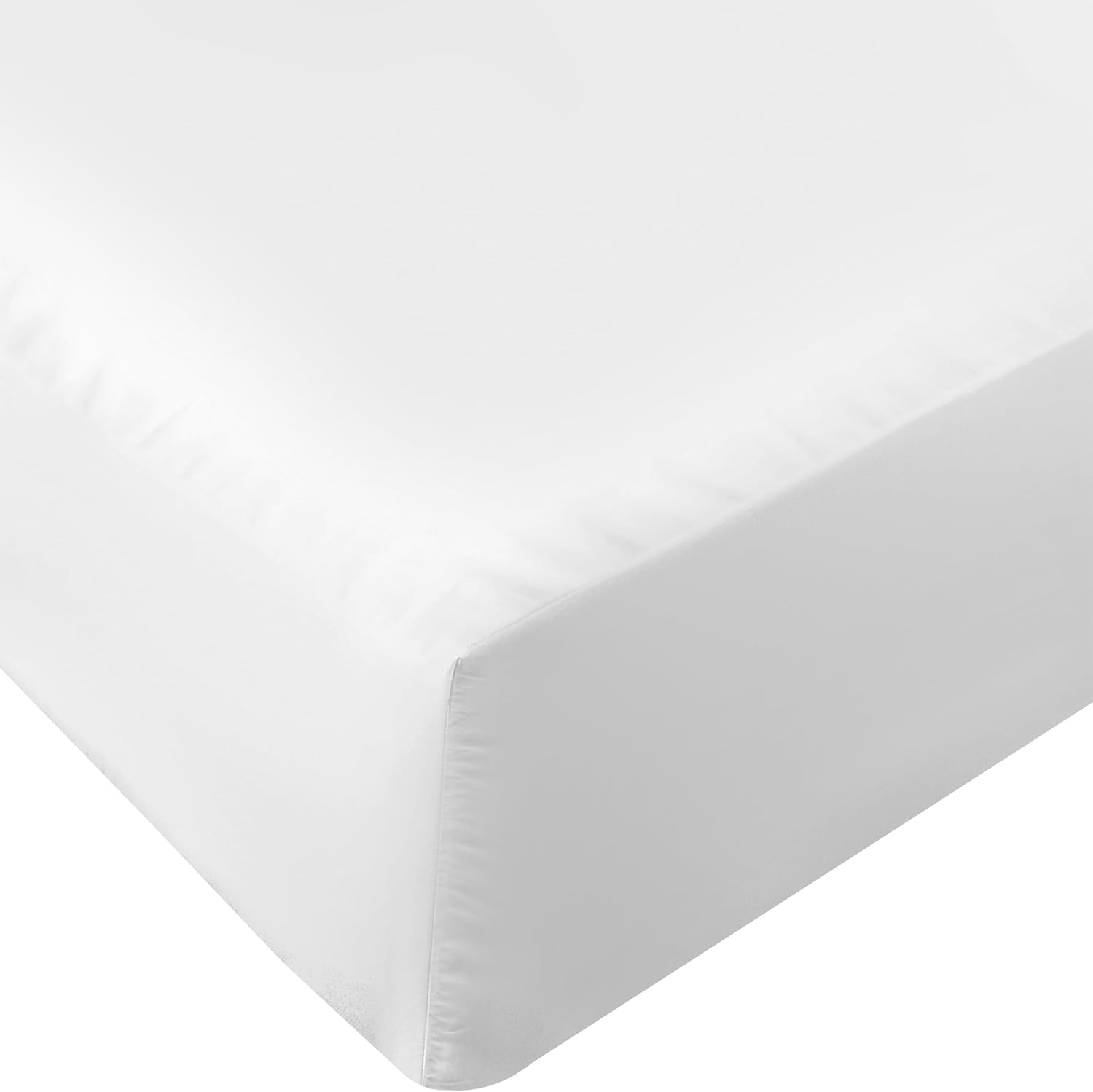 Utopia Bedding Queen Fitted Sheet - Bottom Sheet - Deep Pocket - Soft Microfiber - Shrinkage and Fade Resistant - Easy Care -1 Fitted Sheet Only (White)