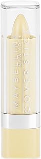Maybelline New York Cover Stick Corrector Concealer, Yellow Corrects Dark Circles, 0.16 oz.