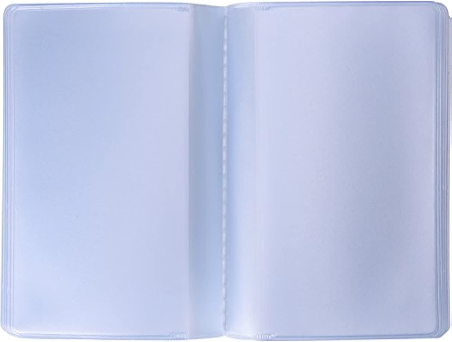 Shappy 2 Pieces Plastic Wallet Insert Credit Card Holder with 10 Page 20 Slots and 10 Page 10 Slots, Transparent