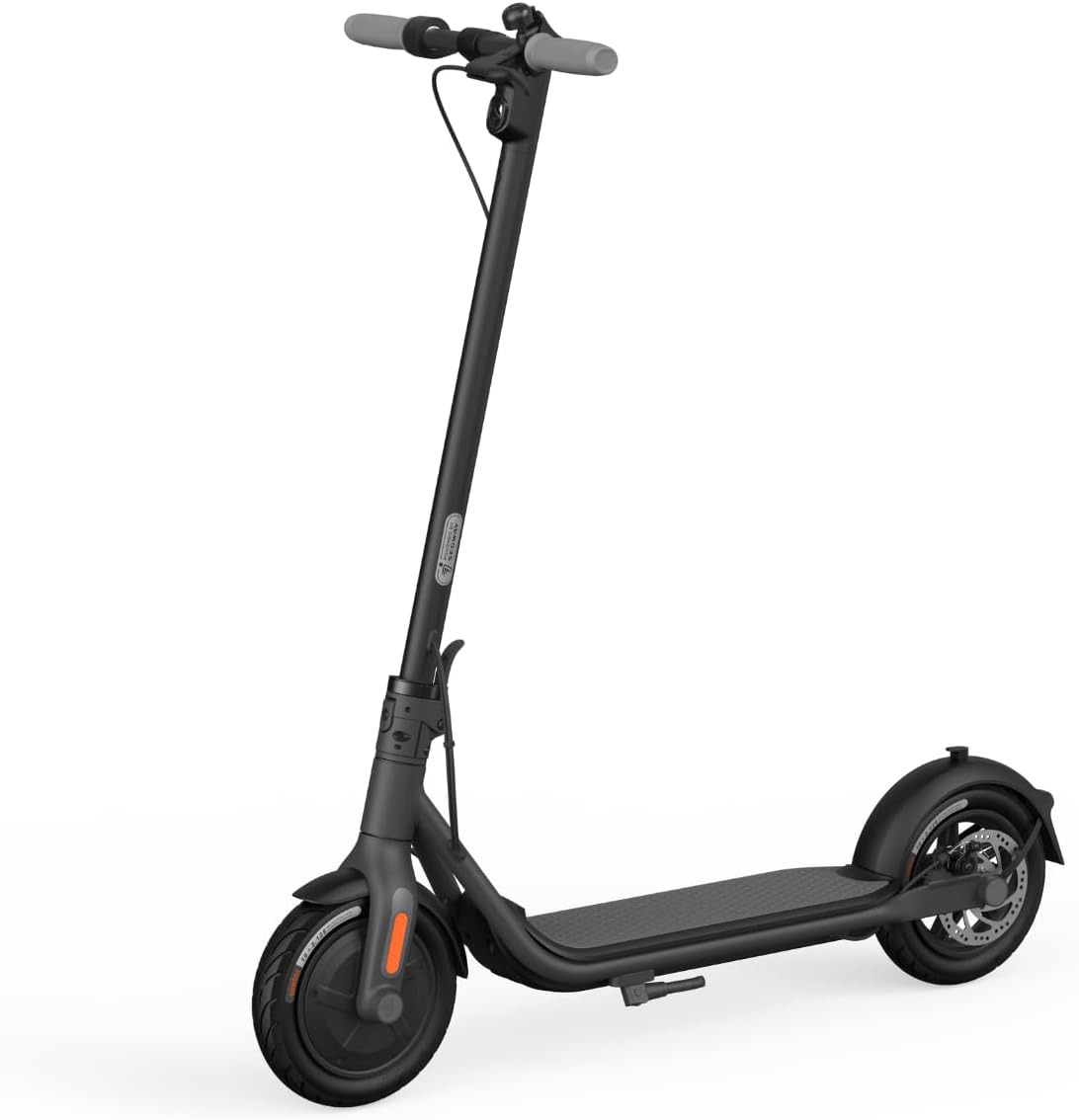 Segway Ninebot F25 Electric Kick Scooter, 300W Powerful Motor, 10-inch Pneumatic Tire, Foldable Commuter Electric Scooter for Adults, UL-2272 Certified