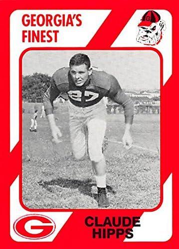 Claude Hipps Football card (Georgia) 1989 Collegiate Collection #77 Defensive Back